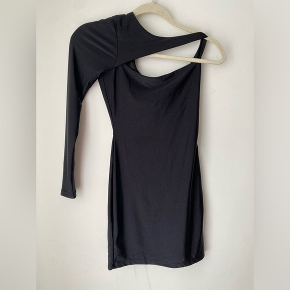 Revolve Dress Women’s Small Erika Cut Out Dress in Black Bodycon LBD Superdown - Picture 4 of 9